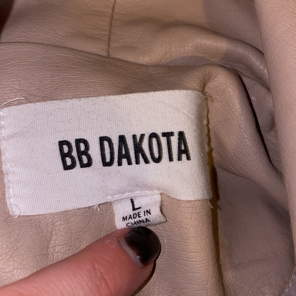 BB Dakota Up to Speed Faux Leather Moto Jacket - Picture 3 of 5